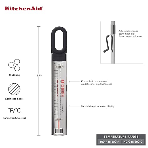 KitchenAid Curved Candy and Deep Fry Thermometer