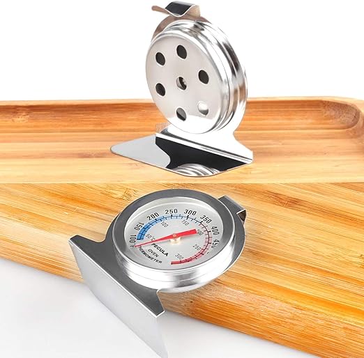 Oven Thermometer 50-300°C/100-600°F, Oven Grill Fry Chef Smoker Thermometer Instant Read Stainless Steel Thermometer Kitchen Cooking Thermometer (3Pack)