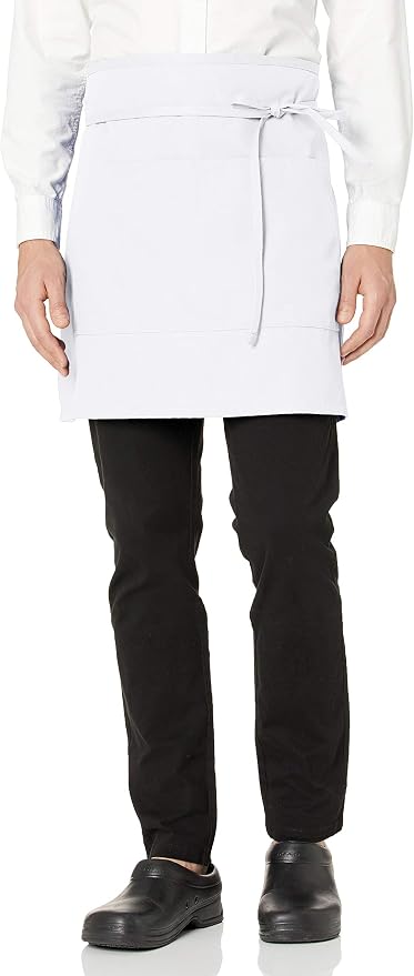 Uncommon Threads Unisex Half Waist Apron with Two Pockets by Uncommon+Threads
