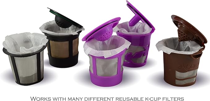 canFly Disposable K-CUP Paper filter for Keurig single cup coffer filters compatible with Ekobrew, EZ-Cup and other Reusable K-CUP Filters (300 Count)