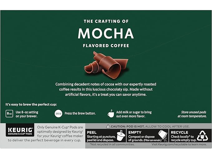 Starbucks K-Cup Mocha (Pack of 2)