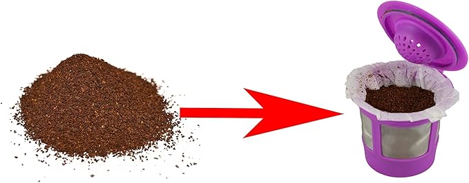 canFly Disposable K-CUP Paper filter for Keurig single cup coffer filters compatible with Ekobrew, EZ-Cup and other Reusable K-CUP Filters (300 Count)