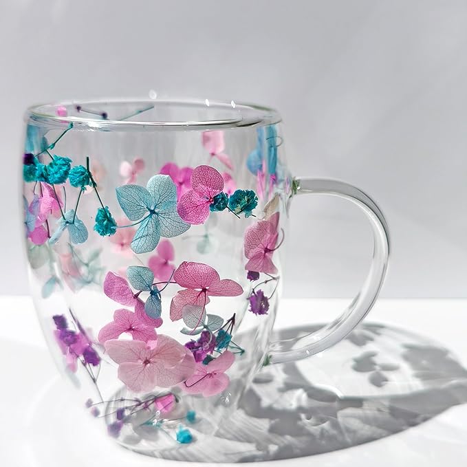 Double Walled Coffee Mugs Glass Cups Wedding Anniversary Registry Gifts for Women Bridesmaid Engagement Gifts for Couples 2025