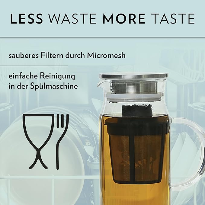 finum 63/421.41.00 Stainless Steel Loose-Leaf Floating Tea and Spice Infusing Basket, Large, Black
