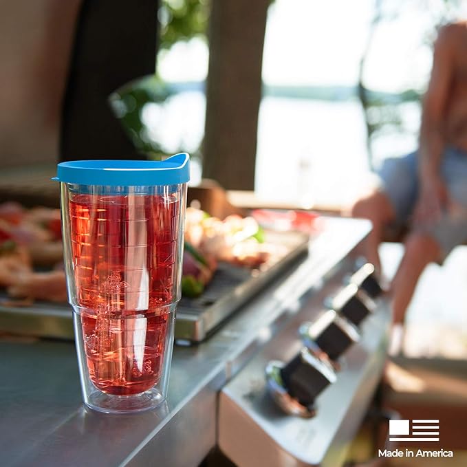 Tervis Made in USA Double Walled University of Texas Longhorns Insulated Tumbler Cup Keeps Drinks Cold & Hot, 24oz, Tradition