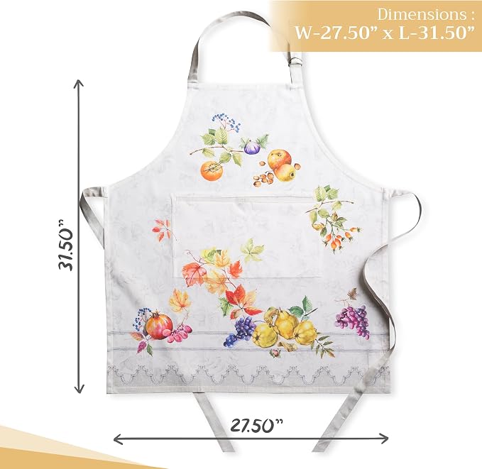 Maison d' Hermine 100% Cotton Apron for women with Pocket Kitchen Chef Apron for Men Cooking Mothers Day Gifts - Image 4