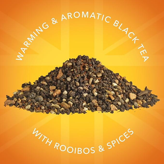 Twinings Spicy Chai Loose Leaf Black Tea, 4.41 Ounce (125g) Pouch, Caffeinated, Enjoy Hot or Iced (Pack of 2)