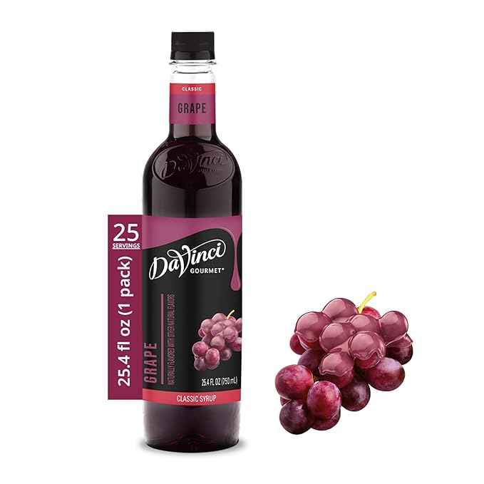 DaVinci Gourmet Grape Syrup, 25.4 Fluid Ounces (Pack of 1)