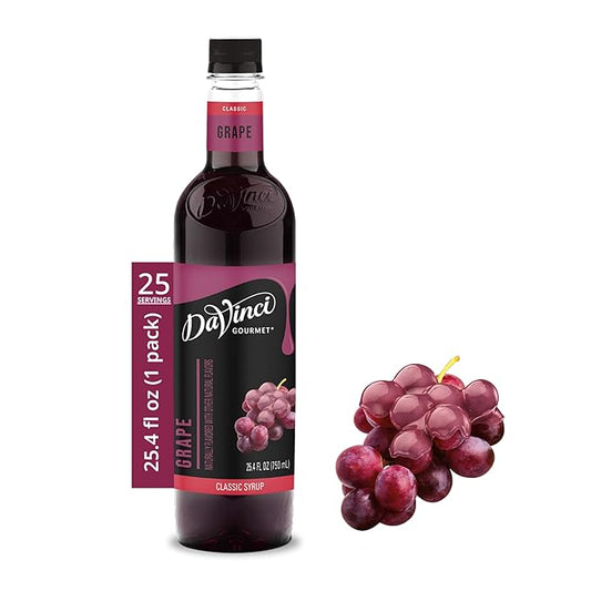 DaVinci Gourmet Grape Syrup, 25.4 Fluid Ounces (Pack of 1)