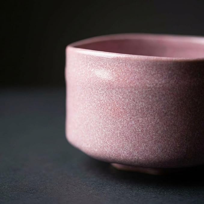 Product of Gifu Japan Ceramic Matcha Bowl – Handmade Chawan Matcha Bowl, Japanese Bowl, Pink, 21.1 oz, 620ml