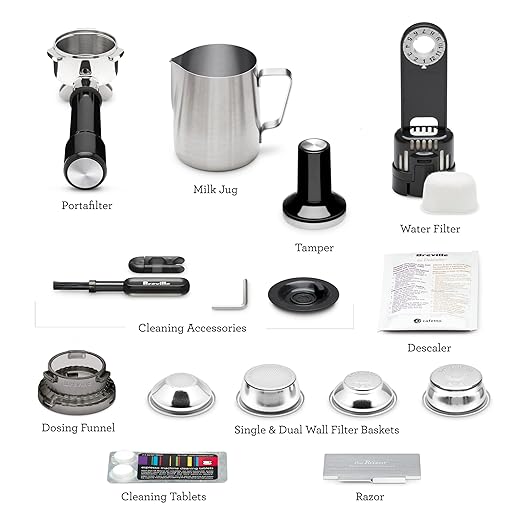Breville Barista Express Espresso Machine BES870BSXL, Black Sesame