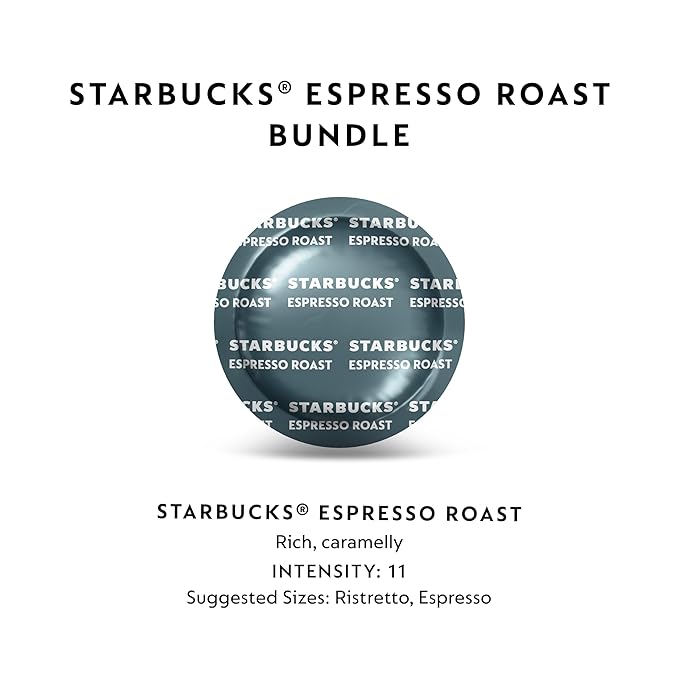 Nespresso Professional Coffee Capsules, Starbucks® Espresso Roast Coffee Bundle, 150-Count Capsules