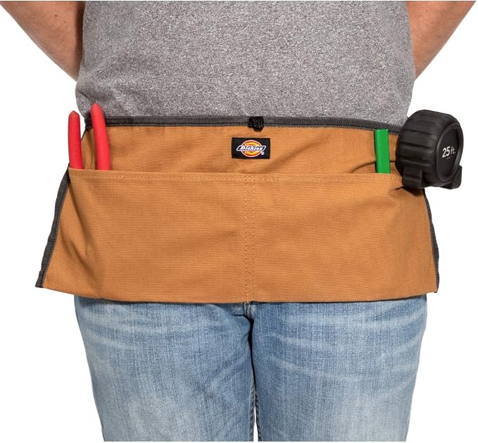 Dickies 2-Pocket Canvas Work Waist Apron, Suitable for Woodworkers, Artists, and Other Craftspeople - Image 3