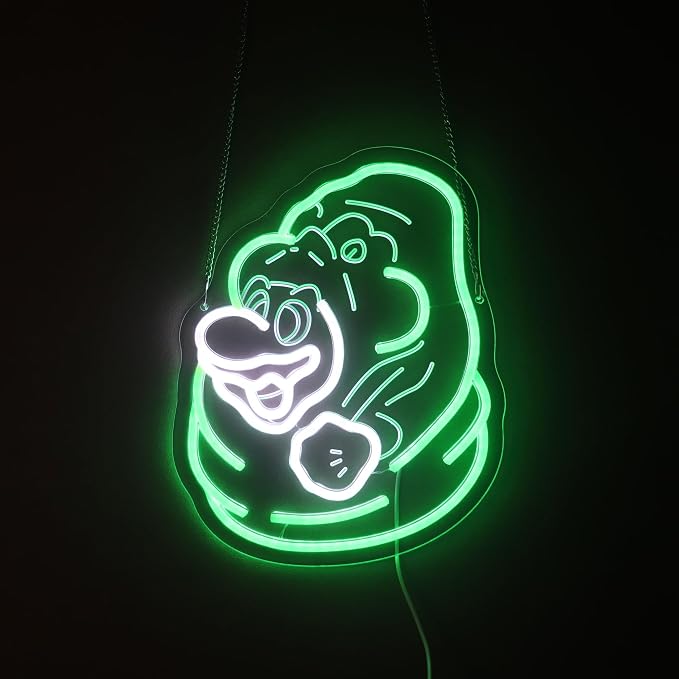 Funny Man Gaming Neon Sign for Kids Bedroom Game Room, LED Anime Wall Art for Gaming Setup, Man Cave, Dorm Decor, Dimmable USB, Awesome Gift for Gamers Teens, Boys, Kids - Image 8