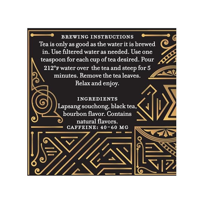 Harney & Sons Black Cask loose tea in tin, Bourbon, 4 Oz