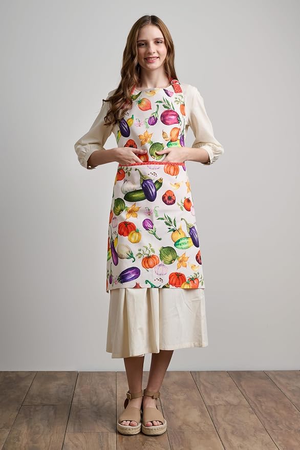 Maison d' Hermine 100% Cotton Apron for women with Pocket Kitchen Chef Apron for Men Cooking Mothers Day Gifts - Image 7