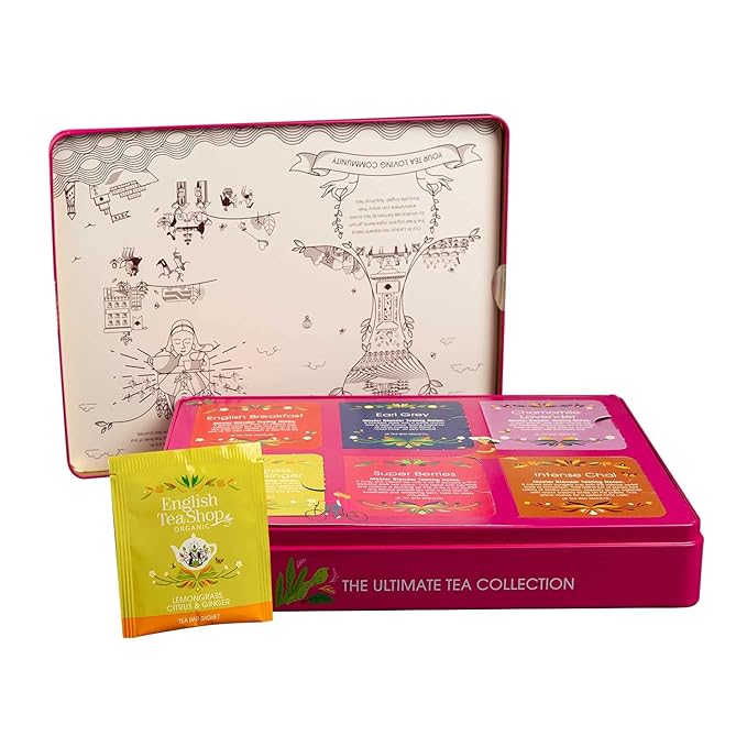 English Tea Shop - Ultimate Tea Collection- Gift Tin - 36 Tea Bag Sachets, 69g