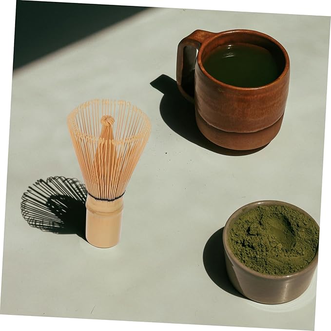 STOBAZA Matcha Whisk Bamboo Tool Tea Stirring and Mixing Traditional Japanese Tea Ceremony Easy to Clean