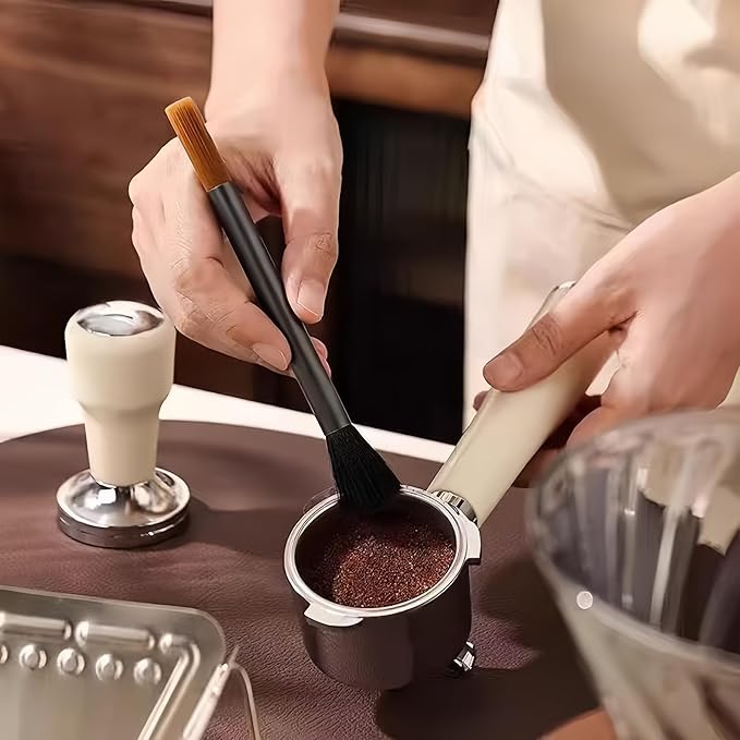 4 PCS Coffee Grinder Cleaning Brush, Espresso Brush Accessories Machine Cleaning Brush for Barista and Home Kitchen