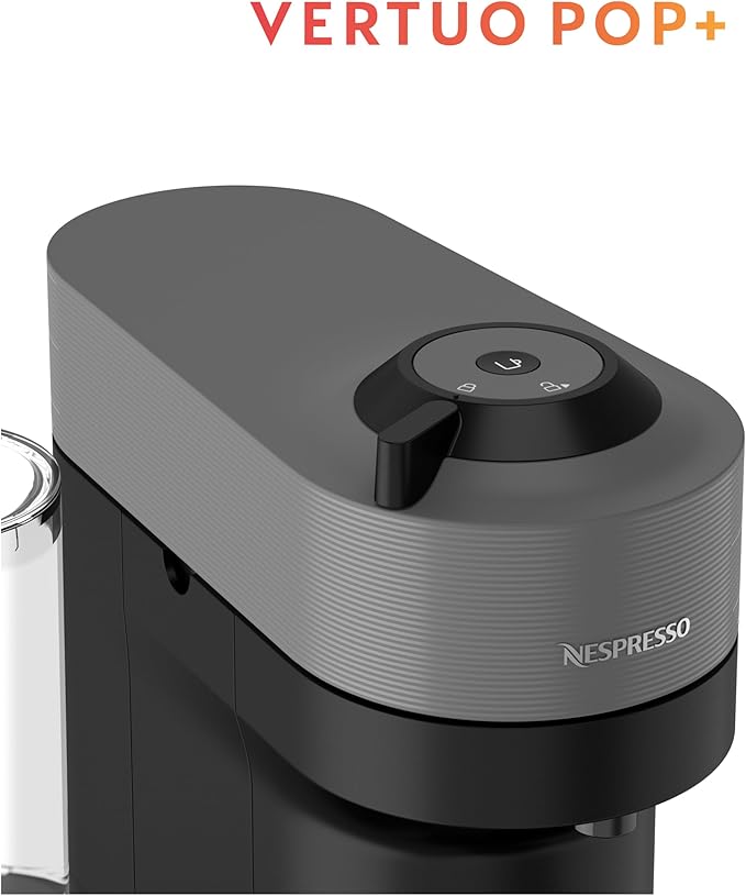 Nespresso Vertuo Pop+ Coffee and Espresso Maker by Breville, Dark Grey