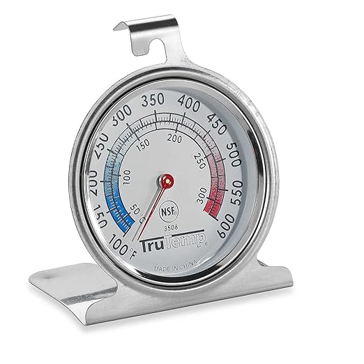 Taylor Large 2.5 Inch Dial Kitchen Cooking Oven Thermometer, Analog