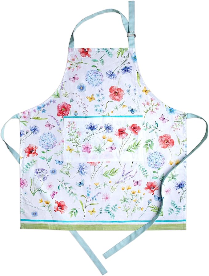 Maison d' Hermine 100% Cotton Apron for women with Pocket Kitchen Chef Apron for Men Cooking Mothers Day Gifts by MaisondHermine