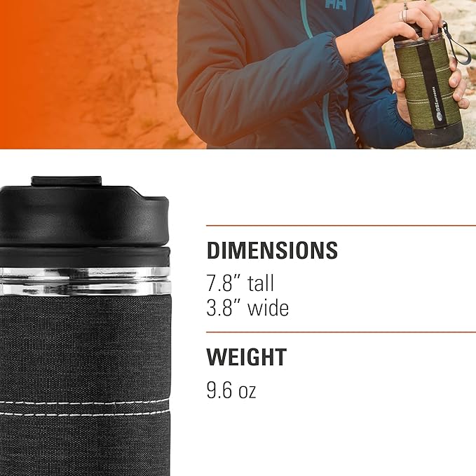 GSI Outdoors Commuter Javapress | Insulated, Spill-Resistant Javapress for Commuting, Travels and Camping