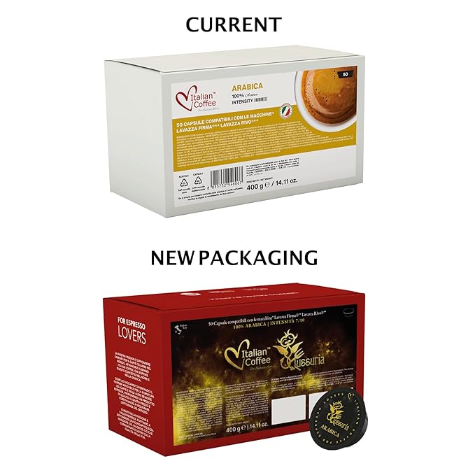 Italian Coffee capsules compatible with RIVO machines (Arabica/Cremoso/Ristretto, 150)