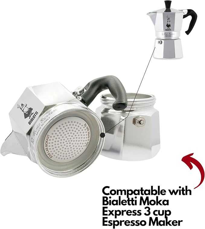 E&B Lab, by IMS Competition Moka filter (3 Cup)