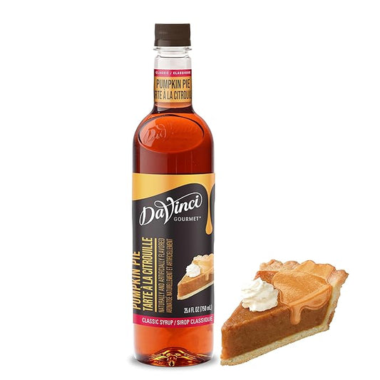 DaVinci Gourmet Classic Pumpkin Pie Syrup, 25.4 Fluid Ounces (Pack of 1)