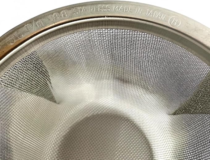 Japanese Fine Mesh Tea Sifter – Stainless Steel Tea Strainer for Matcha & Loose Leaf Tea Made in Japan