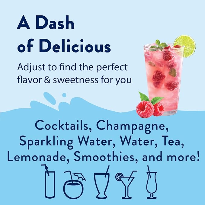 Jordan's Skinny Mixes Sugar Free Syrup, Raspberry Flavor, Fruit Flavored Water Enhancer, Drink Mix for Ice Tea, Lemonade & More, Zero Calorie Flavoring, Keto Friendly, 25.4 Fl Oz, 1 Pack - Image 6