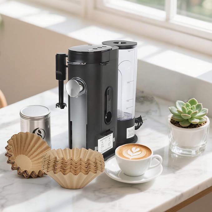 Disposable Coffee Paper Filter, 150 PCS Unbleached Coffee Filters Compatible with Ninja Pod & Grounds Specialty Single-Serve Coffee Maker, Paper Filters for Ninja PB051 PB041 Coffee Maker