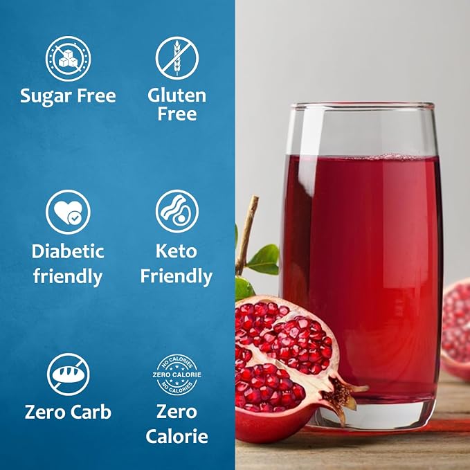 Syruvia Sugar-Free Pomegranate Syrup, Flavored Syrup for Drinks, Cocktails, Lemonades, Iced Teas, and Desserts – 25.4 fl oz, With Pump - Image 4