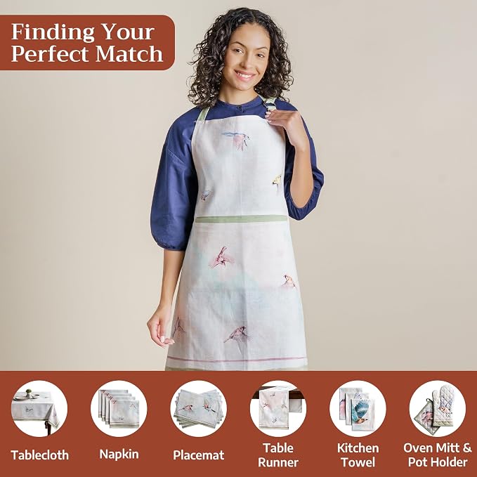 Maison d' Hermine 100% Cotton Apron for women with Pocket Kitchen Chef Apron for Men Cooking Mothers Day Gifts - Image 4