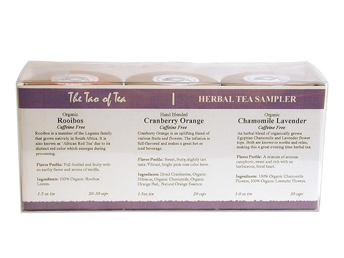 The Tao of Tea Herbal Tea Sampler Cans, 1 pcs