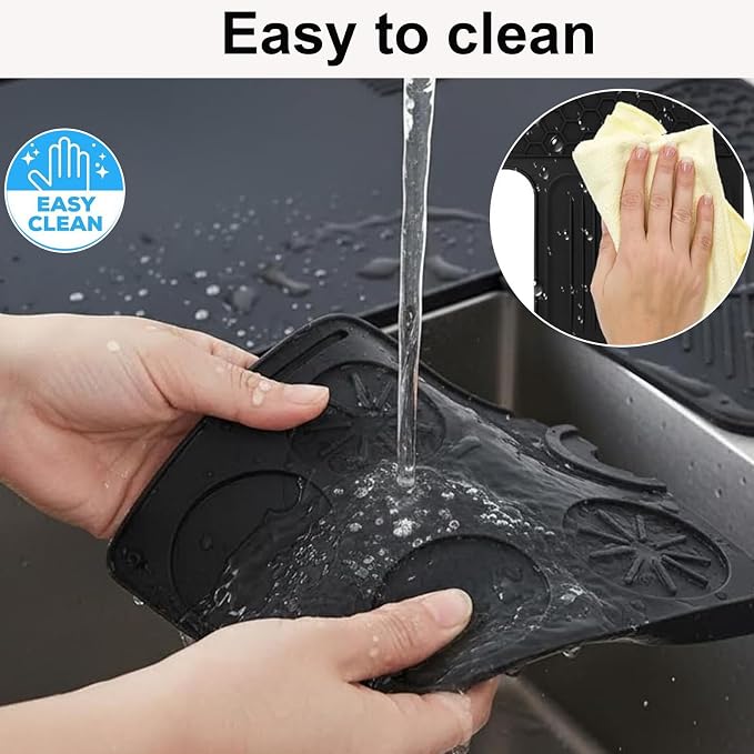 Silicone Pads for Ninja Luxe ES601 and ES701 Coffee Machines: 3-in-1 Top Pad + Coffee Bar Pad + Espresso Tamper Pad — Food-Grade Silicone Material Ninja Luxe Cafe Accessories - Image 6