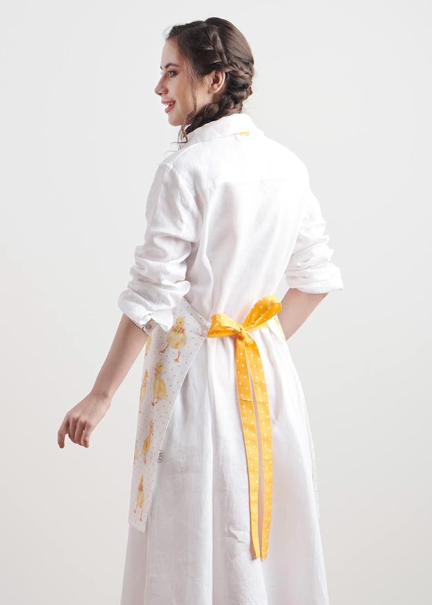 Maison d' Hermine 100% Cotton Apron for women with Pocket Kitchen Chef Apron for Men Cooking Mothers Day Gifts - Image 8