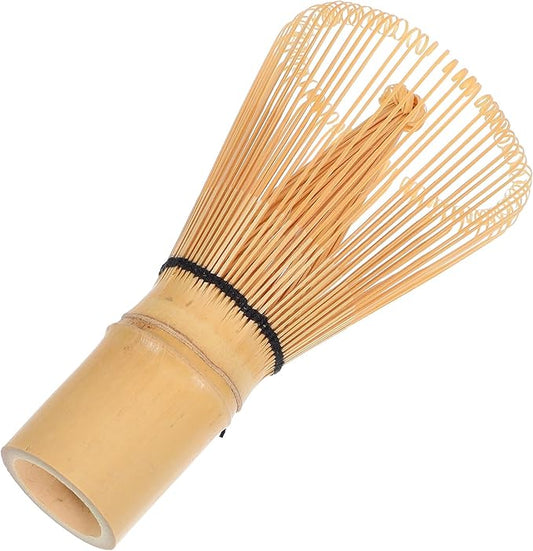 Milisten Matcha Whisk Chasen Traditional Japanese Tea Ceremony Tool 80-prong Whisk for Matcha Stirring and Mixing for Authentic Tea Preparation