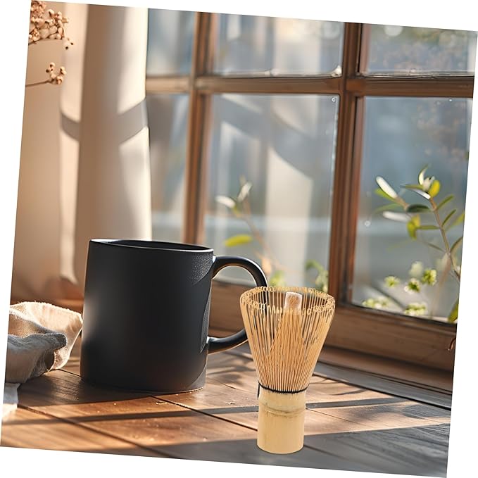 Luxshiny 120pieces Japanese Matcha Whisk Traditional Whisk for Tea Ceremony Comfortable Grip Flavor and for Matcha Tea Enthusiasts