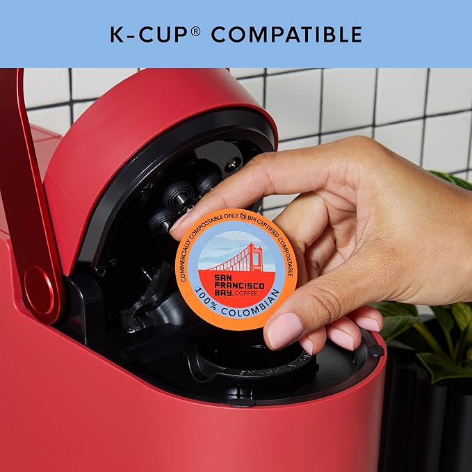 San Francisco Bay Compostable Coffee Pods - 100% Colombian (120 Ct) K Cup Compatible including Keurig 2.0, Medium Roast