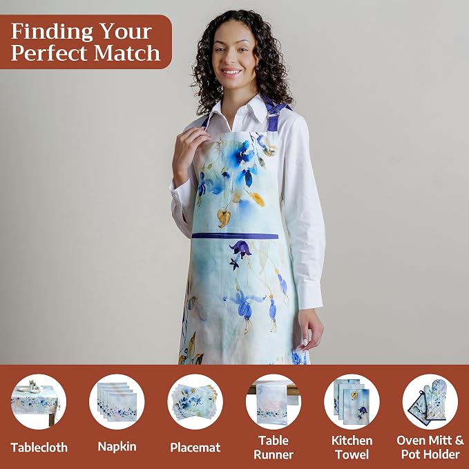 Maison d' Hermine 100% Cotton Apron for women with Pocket Kitchen Chef Apron for Men Cooking Mothers Day Gifts - Image 4
