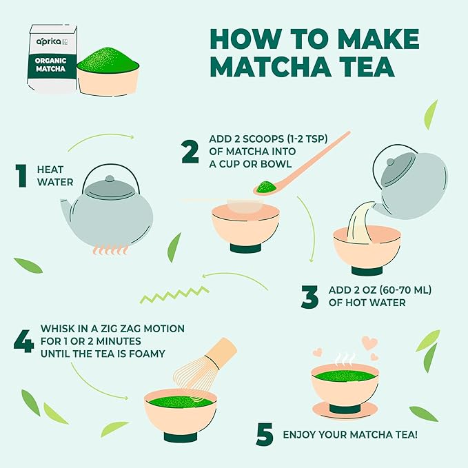 Aprika Life Matcha Whisk – 100 Prong Bamboo Chasen | Traditional Japanese Tea Whisk for Matcha Powder, Ceremonial Tea & Lattes | Durable Handcrafted Bamboo Whisk for Authentic Matcha Preparation