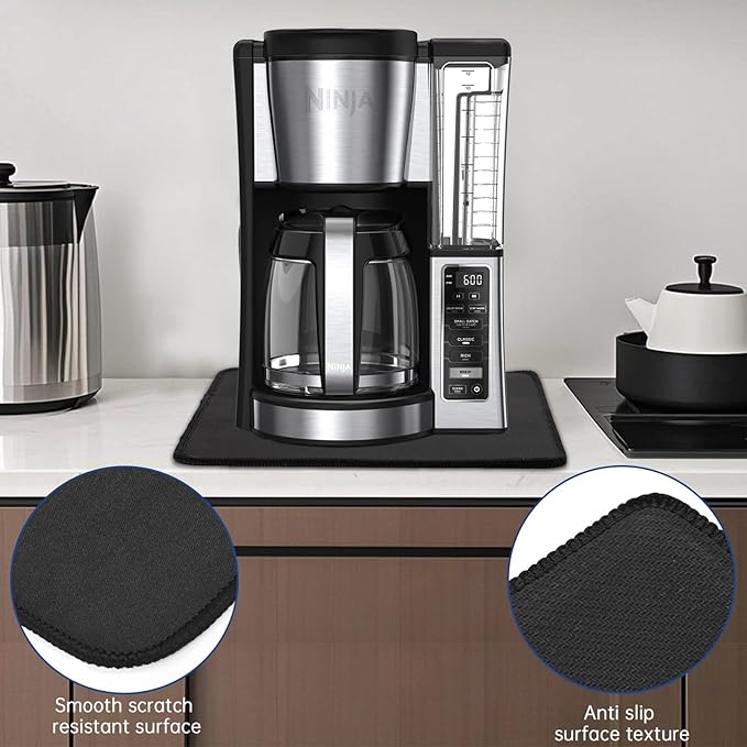 Sliding Pad for Ninja Drip Coffee Maker (13.77"×9.8")- (Pat for Ninja 12-Cup Programmable Coffee Brewer)
