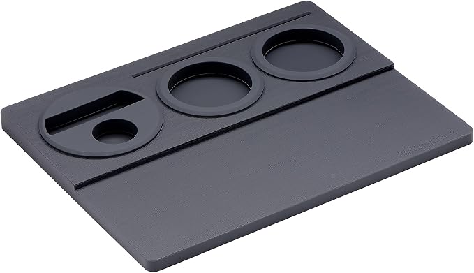 Normcore Espresso Tamping Station, Tamping Mat, Silicone Coffee Tamper Mat, Espresso Accessories Tool for Baristas, 9.5 Inch x 7.5 Inch, Dark Gray - Image 4