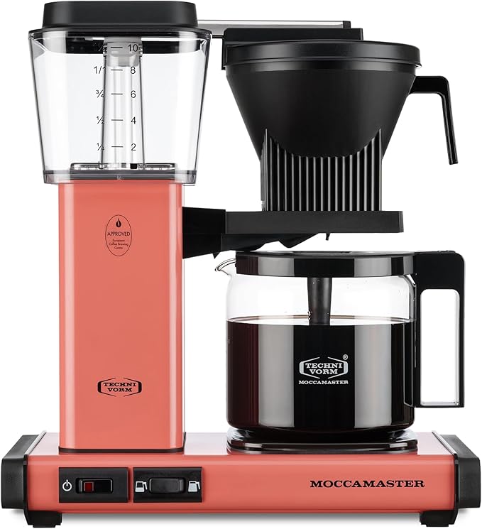 Technivorm Moccamaster 53634 KBGV Select 10-Cup Coffee Maker Sorbet, 40 Ounce, 1.25l
