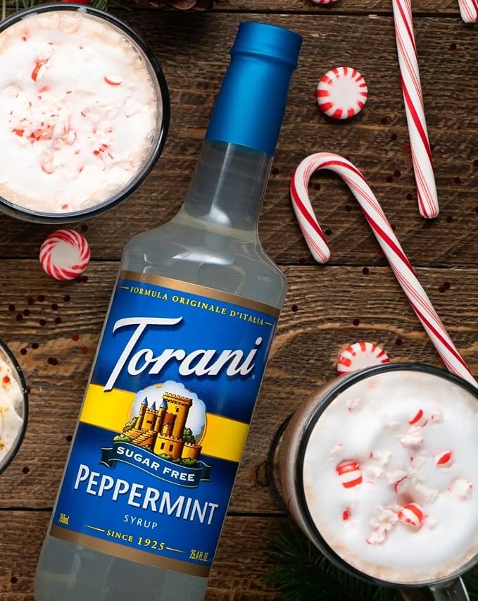 Torani Sugar Free Peppermint Syrup, 25.4 Ounce - Image 5