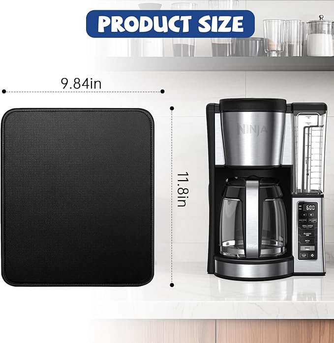 Sliding Pad for Ninja Drip Coffee Maker (13.77"×9.8")- (Pat for Ninja 12-Cup Programmable Coffee Brewer)
