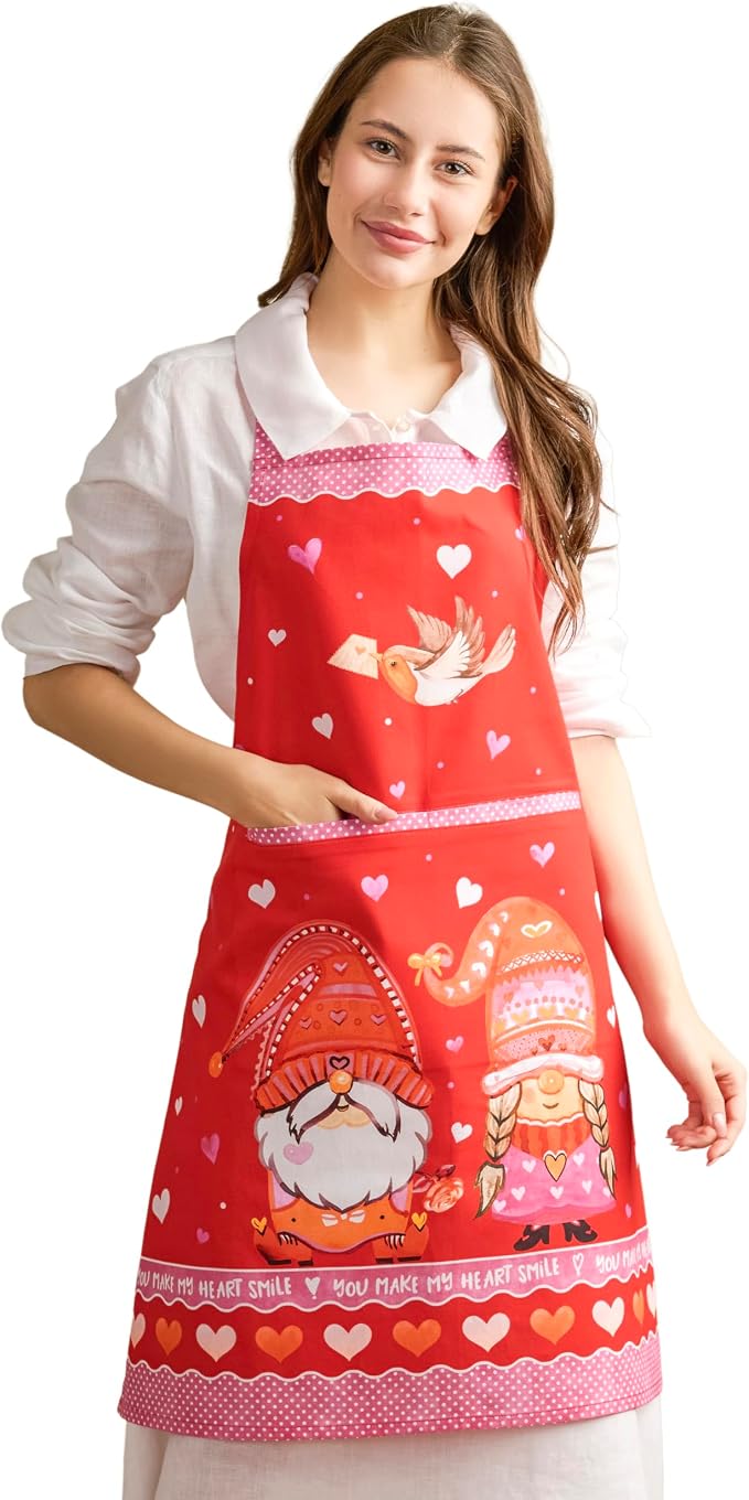 Maison d' Hermine 100% Cotton Apron for women with Pocket Kitchen Chef Apron for Men Cooking Mothers Day Gifts by MaisondHermine