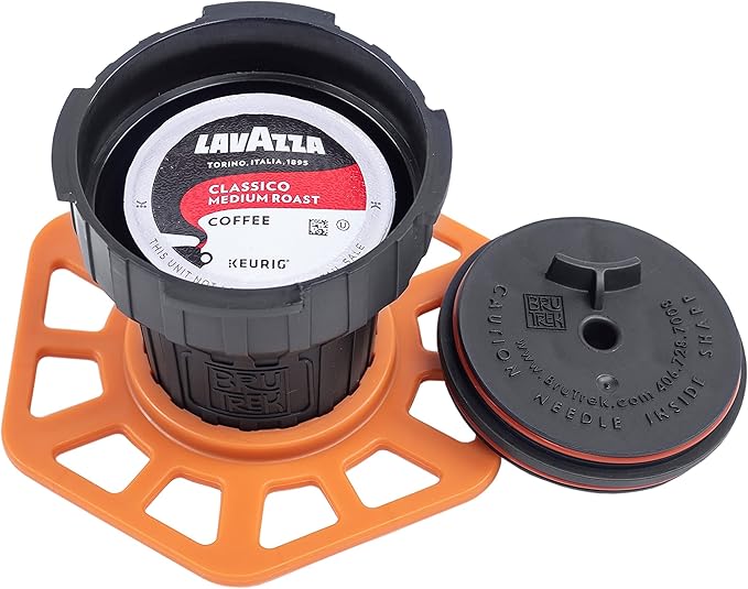 BruTrek® by Planetary Design - Trestle Capsule Adapter – Outdoor Brewer for AeroPress®, Compatible with K-Cup® Pods, Compact & Portable for Travel, Camping, Easy Coffee Anywhere